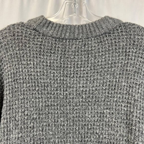 American Eagle Womens Long Sleeve Crew Neck Gray Sweater Soft Small - Picture 6 of 9